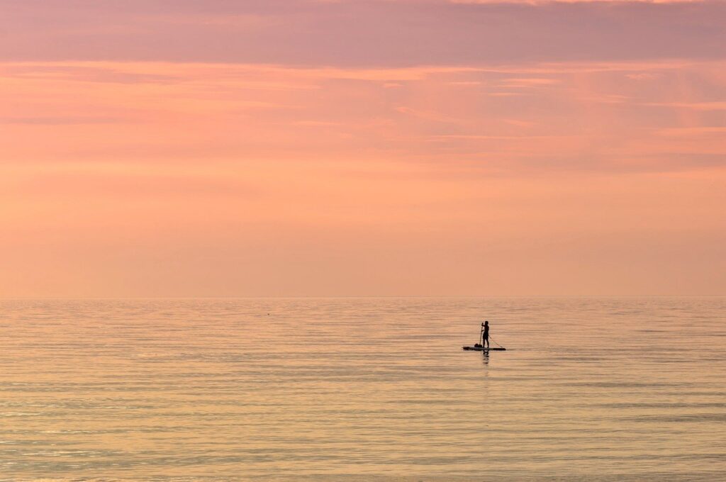 sea, paddle boarding, sunset-7349845.jpg